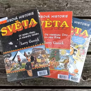🗯 Larry Gonick: Komiksová historie světa I.–III.