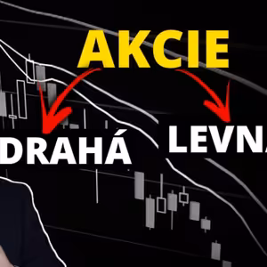 Jak zjistit, jestli je akcie drahá, nebo levná