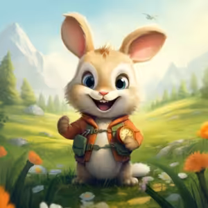 Zvídavý zajíček a magický medailon