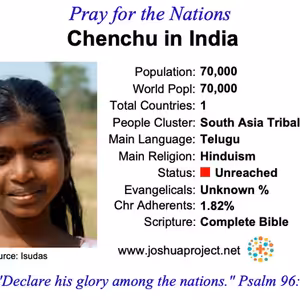 modlitby za NZES - Chenchu v Indii