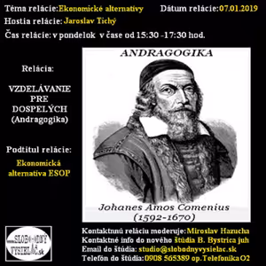 Vzdelávanie pre dospelých 128 - 2019-01-07 Ekonomické alternatívy…