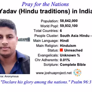 modlitby za NZES - Yadav v Indii