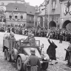 Všude lidé, v Chomutově Němci