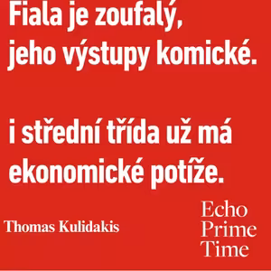 Fiala je zoufalý, jeho výstupy komické. I střední třída už má ekonomické potíže, říká Kulidakis
