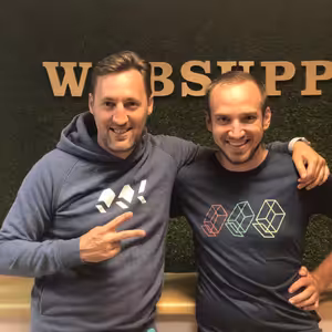 Ján Ciffra a Ľuboš Ľahký (Websupport)