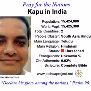 modlitby za NZES - Kapu v Indii