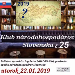 Klub národohospodárov Slovenska 25 - 2019-01-22 S prof. Jaroslavom Husárom spomíname na roky po 1990