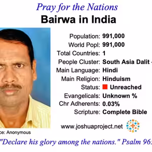 modlitby za NZES - Bairwa v Indii