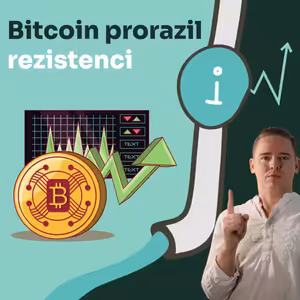 Bitcoin prorazil rezistenci, akciové trhy letí vzhůru ale drahé kovy se stále propadají