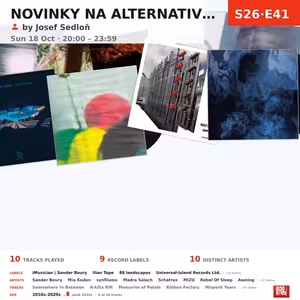 Novinky na alternativní scéně (S26E41) — Sun 18th Oct | 20h - 0h