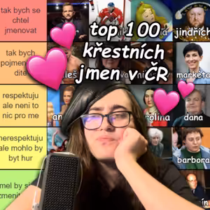 oficiální tierlist křestních jmen