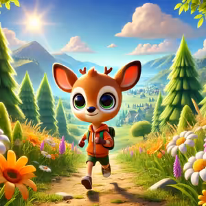 Srneček a kouzelný les