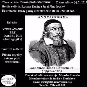 Vzdelávanie pre dospelých 39 - 2017-01-31 Právne aspekty zákona proti extrémizmu...