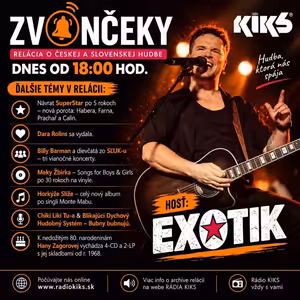 Zvončeky - 04.09.2026 - hosť: David Blicha (EXOTIK)