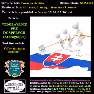 Vzdelávanie pre dospelých 359 - 2023-07-10 Voľby nás musia zaujímať