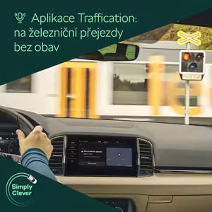 Na železniční přejezdy bez obav - s aplikací Traffication od Škoda Auto