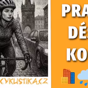 Jízda Prahou v lijáku 🌧️ Autentický pohled cyklisty