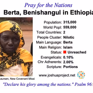 modlitby za NZES - Berta v Etiópii