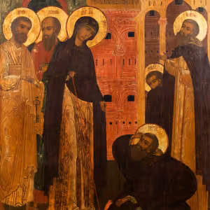 *16. Zjavenie Presvätej Bohorodičky prepodobnému Sergejovi