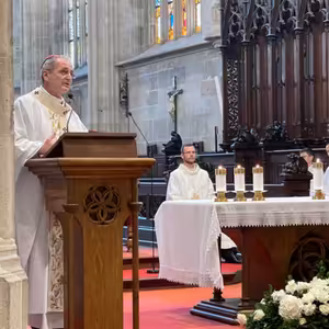 Príhovor otca arcibiskupa Stanislava Zvolenského počas prijatia medzi zasvätené panny.