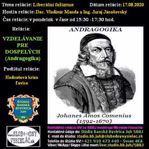 Vzdelávanie pre dospelých 210 - 2020-08-17 Liberálny fašizmus