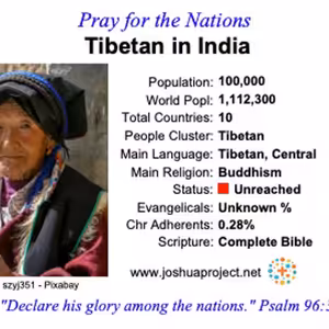 modlitby za NZES - Tibeťania v Indii