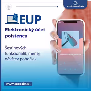 EUP - Elektronický účet poistenca: Šesť nových funkcionalít, menej návštev pobočiek