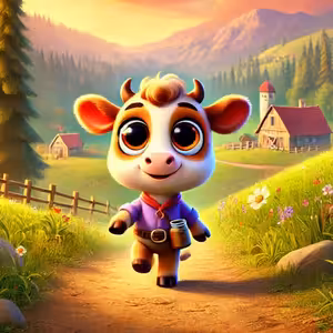 Kravička Klárka a kouzelná pastvina