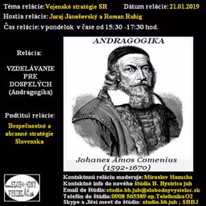 Vzdelávanie pre dospelých 130 - 2019-01-21 Vojenské stratégie SR