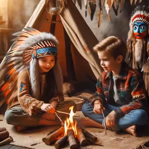 Indiánský tábor 1