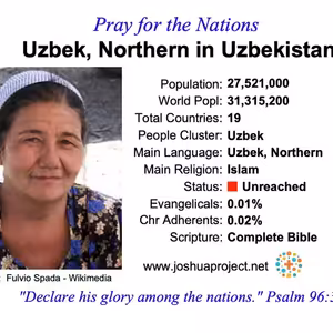 modlitby za NZES - Uzbeci v Uzbekistane