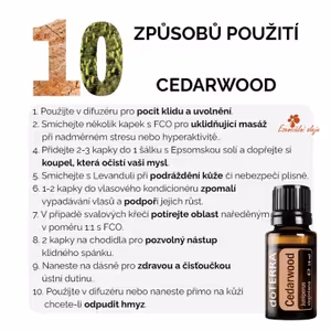 Esenciální olej Cedrové Dřevo a jeho hluboká Síla" 🌲✨