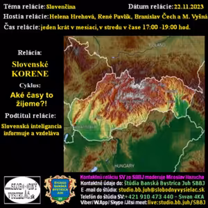Korene 101 - 2023-11-22 Slovenčina