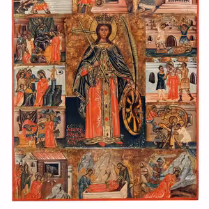 *23. Ikona svätej veľkomučenice Kataríny