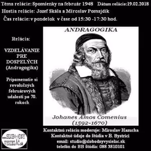 Vzdelávanie pre dospelých 85 - 2018-02-19 Spomienky na február 1948