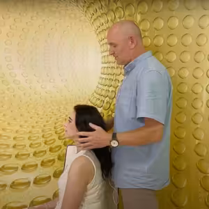 Jozef Púry, Praktická ukázka při bolestech hlavy