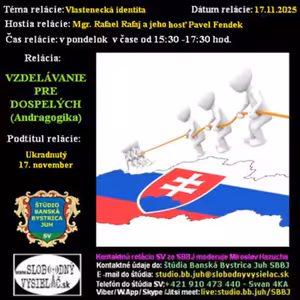 Vzdelávanie pre dospelých 480 - 2025-11-17 Ukradnutý 17. november