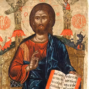 XVII. Ikona Krista na tróne