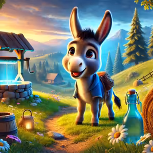 Oslík a kouzelná studánka