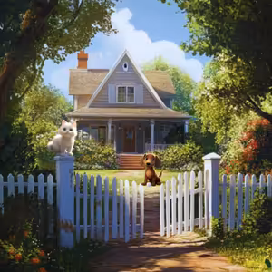 Olík a Mína - Dobrodružství za plotem