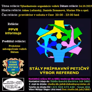 Prípravný petičný výbor referend 79 - 2023-10-14 Vyhodnotenie organizácie volieb
