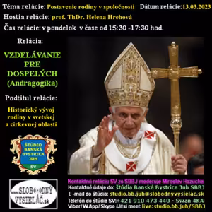 Vzdelávanie pre dospelých 342 - 2023-03-13 Postavenie rodiny v spoločnosti