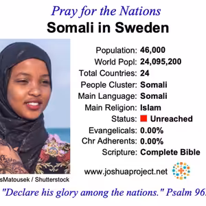 modlitby za NZES - Somálci vo Švédsku