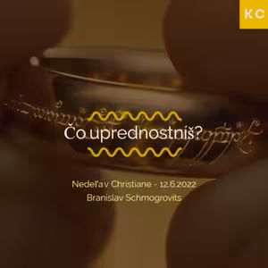 Nedeľa v Christiane - Čo uprednostníš? - Branislav Schmogrovits