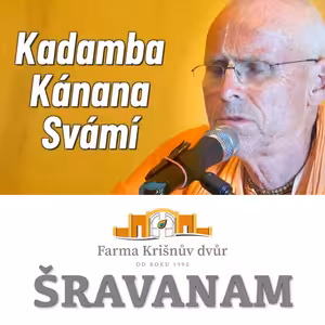 Kadamba Kánana Svámí večerní přednáška 29.7.2021 Krišnův dvůr