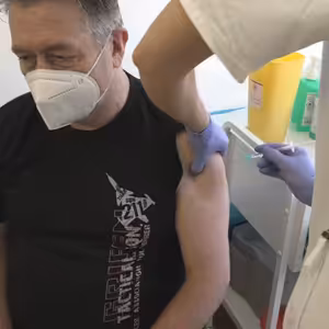 Očkování pedagogů v Mostě